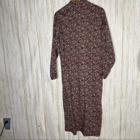 Vintage Confetti print Button front day dress - Picture 8 of 16